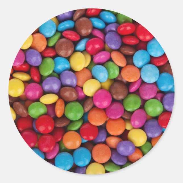 Schokoladencreme Runder Aufkleber (Vorderseite)