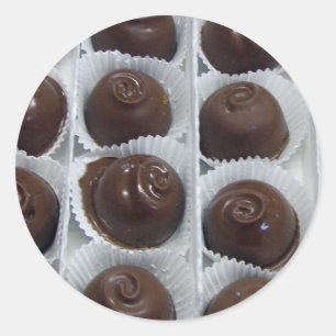 Schokoladencreme Runder Aufkleber