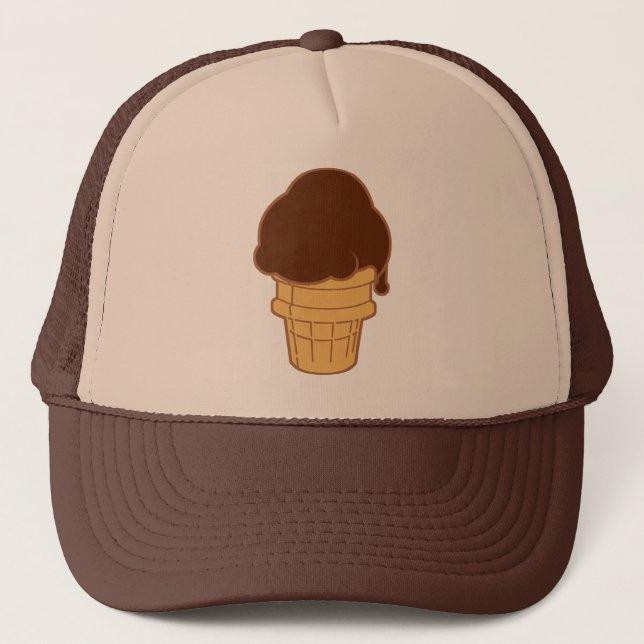 Schokoladencreme Truckerkappe (Vorderseite)