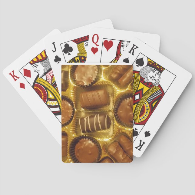 Schokoladendeck Spielkarten (Rückseite)