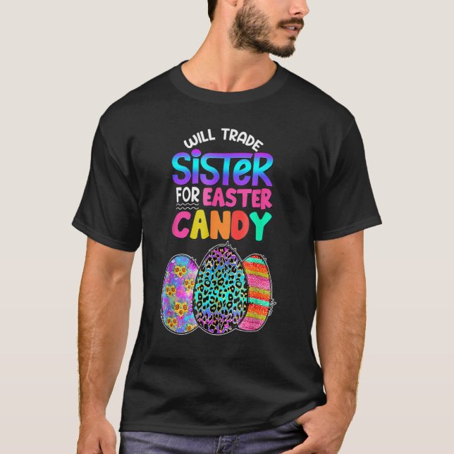 Schokoladeneier werden mit der Handelsmarke für Os T-Shirt (Vorderseite)
