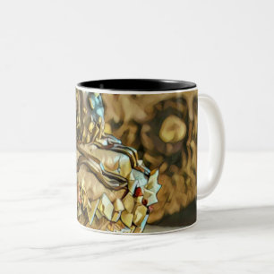 Schokoladeneis für Schokoladenliebhaber Zweifarbige Tasse