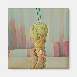 Schokoladeneis Magnet