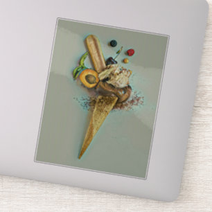 Schokoladeneisgeschenk Aufkleber