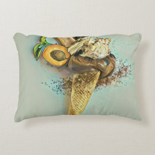 Schokoladeneisgeschenk Dekokissen