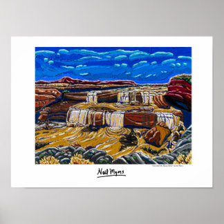 "Schokoladenfälle, Navajo Nation" Poster