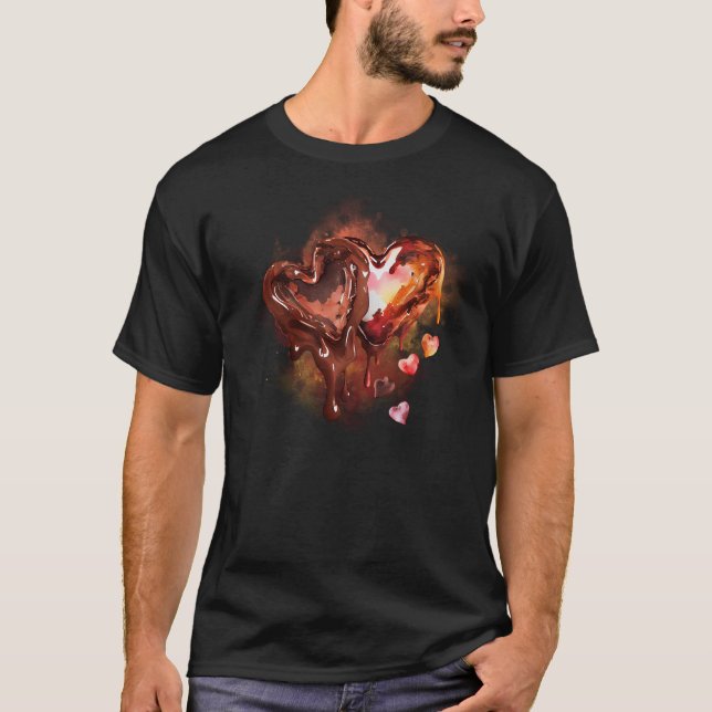Schokoladenherzen T-Shirt (Vorderseite)