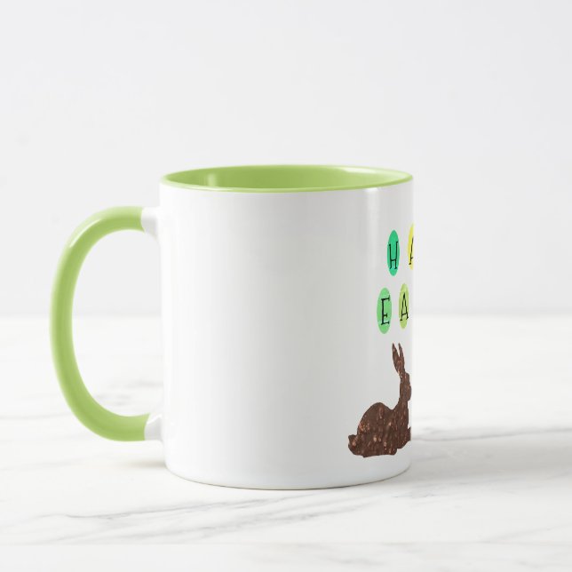 Schokoladenkaninchen Osterkombo-Tasse Tasse (Links)
