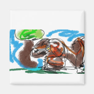 Schokoladenkarte Magnet