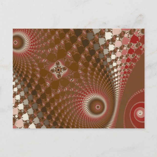 Schokoladenkarte Postkarte (Vorderseite)