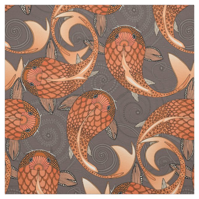 Schokoladenkartini Stoff (Muster)