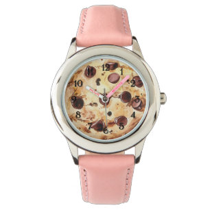 Schokoladenkekse mit Schokoladenstückchen Armbanduhr