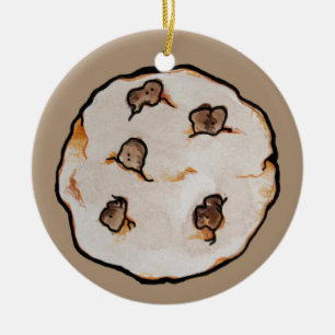 Schokoladenkekse Muster Keramik Ornament
