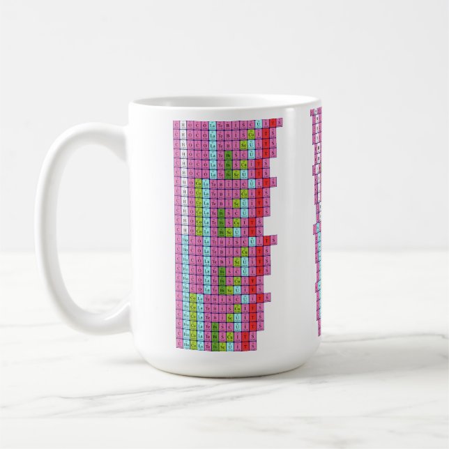 Schokoladenkekse Periodische Tasse (Links)