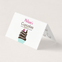Schokoladenkirschkuchen-Loyalitäts-Visitenkarte