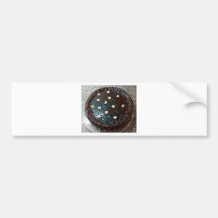Schokoladenkuchen Autoaufkleber