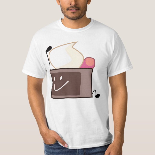 "Schokoladenkuchen - bfb cake" T-Shirt (Vorderseite)