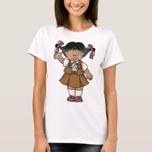Schokoladenkuchen-Dunkelheits-Haut T-Shirt