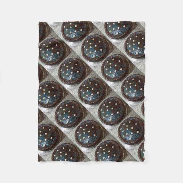 Schokoladenkuchen Fleecedecke (Vorderseite)