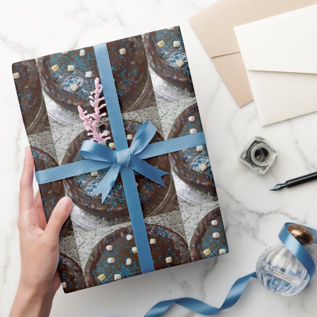 Schokoladenkuchen Geschenkpapier (Schenken)