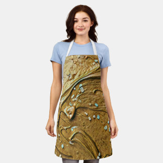 Schokoladenkuchen, geschmolzen schürze