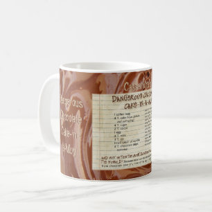 Schokoladenkuchen in einer Tasse Rezept, Option pe