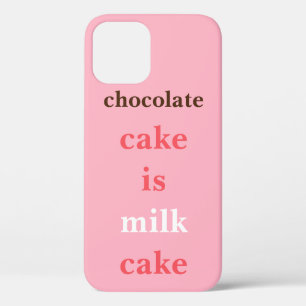 Schokoladenkuchen ist Milch-Kuchen Case-Mate iPhon iPhone Hülle
