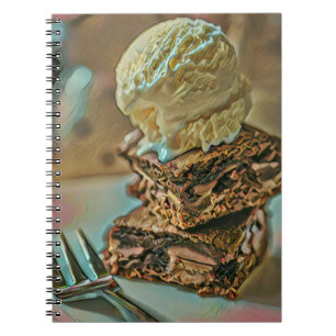 Schokoladenkuchen Notizblock