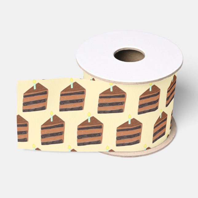 Schokoladenkuchen Ripsband (Spule)