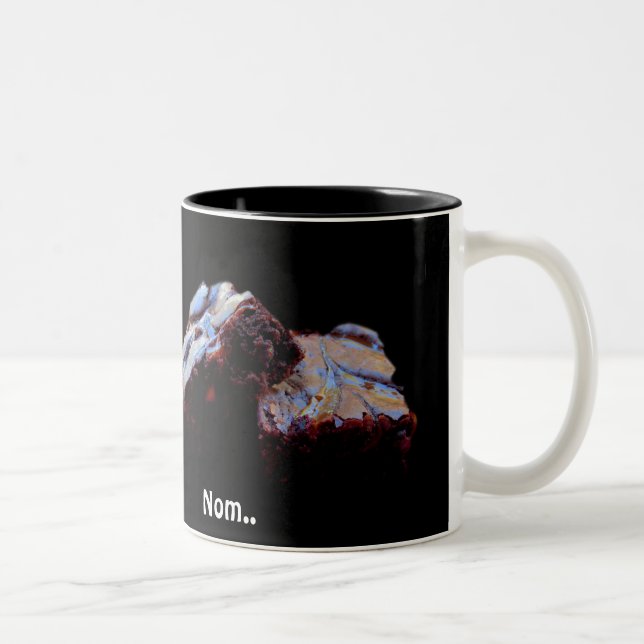 Schokoladenkuchen-Tasse Zweifarbige Tasse (Rechts)