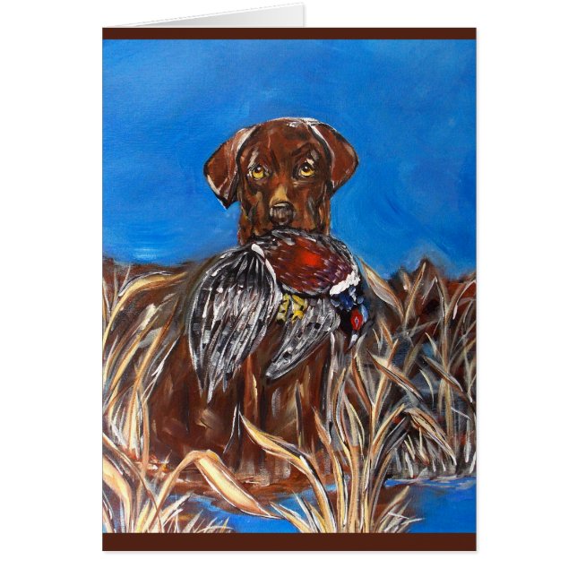 SCHOKOLADENLABRADOR (Vorne)