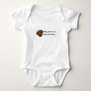 SchokoladenLabrador Baby Strampler