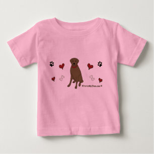 SchokoladenLabrador Baby T-shirt