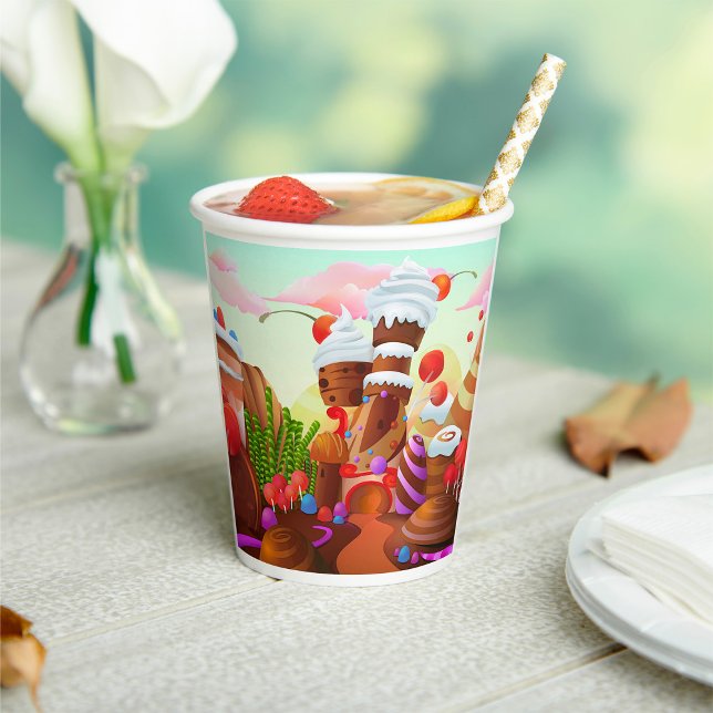 Schokoladenland Pappbecher (Von Creator hochgeladen)