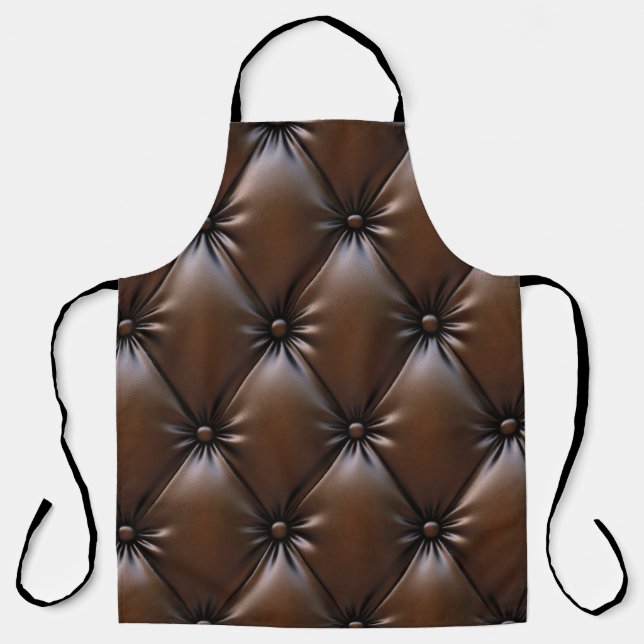 Schokoladenleder: Luxuriöse Upholsterie Schürze (Vorderseite)