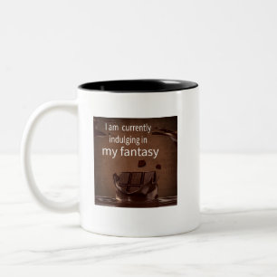 Schokoladenliebhaber-Geschenk, das meiner Fantasie Zweifarbige Tasse