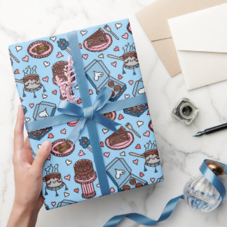 Schokoladenliebhaber süße Verpackungspapier Geschenkpapier