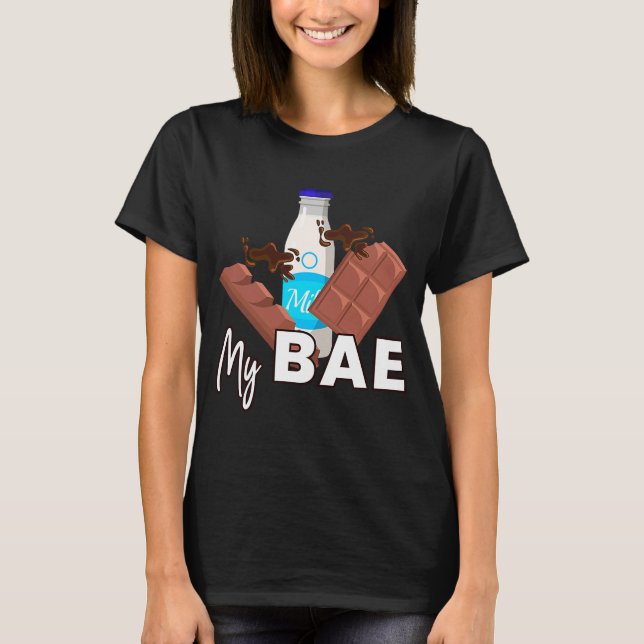 Schokoladenmilch ist meine Liebe, die Nahrung zu s T-Shirt (Vorderseite)