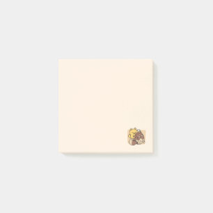 Schokoladenmilch-Trinken im Glück – Kawaii-Katzenf Post-it Klebezettel