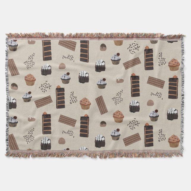 Schokoladenmuster Decke (Vorderseite)