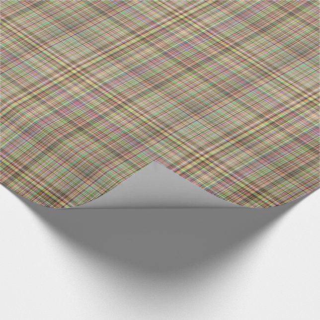 Schokoladenpasten, Kariert, 18-Geschenkpapier Geschenkpapier (Ecke)