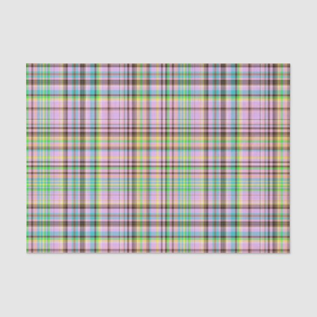 Schokoladenpasten Kariert 25-GEWEBE-WRAP-PAPIER Seidenpapier (Vorderseite)