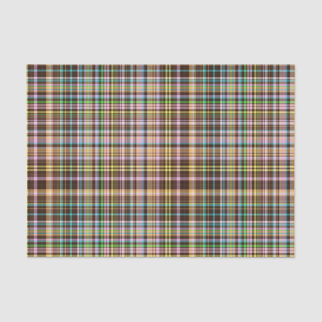 Schokoladenpasten Kariert 27-GEWÄHLTES WRAP-PAPIER Seidenpapier (Vorderseite)