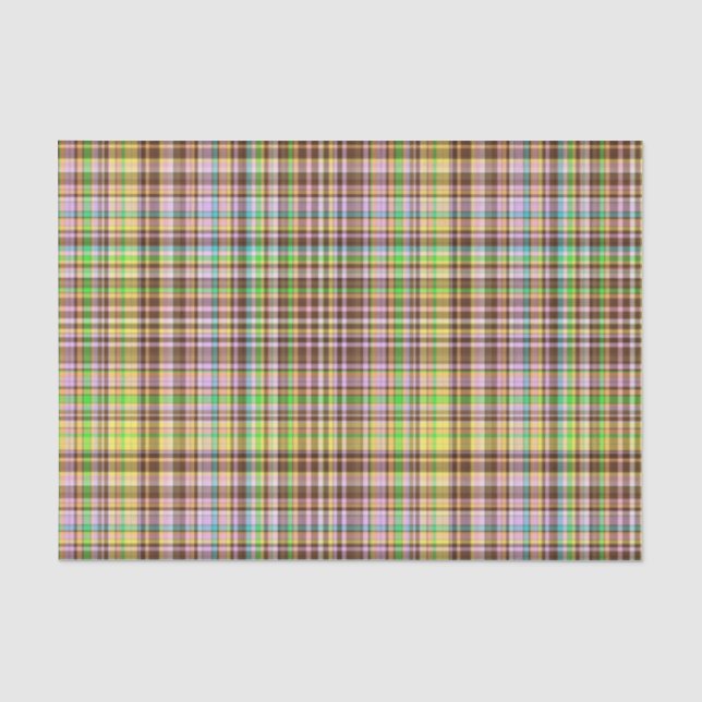 Schokoladenpasten, Kariert, 3-GEWEBE-WRAP-PAPIER Seidenpapier (Vorderseite)
