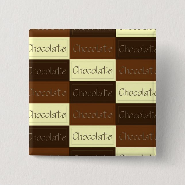 Schokoladenschaltfläche Button (Vorderseite)