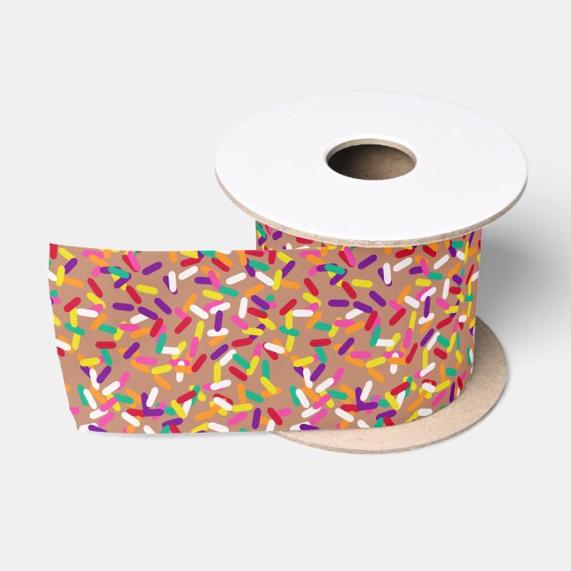 Schokoladensprinklen Satinband (Spule)