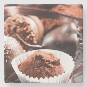 Schokoladentrüffeln Steinuntersetzer