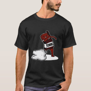 Schokoladenzähne Schokoladenliebhaber oder Zahnarz T-Shirt