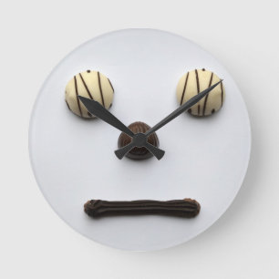 "Schokoladenzüge" Wall-Uhr Runde Wanduhr