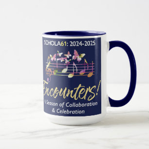Schola Cantorum Rencontre Bleu Mug 12 oz